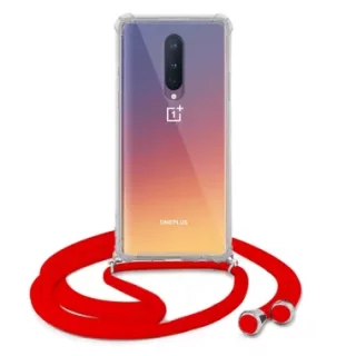 CROSSBODY ETUI DO ONEPLUS 8 Czerwony Sznurek