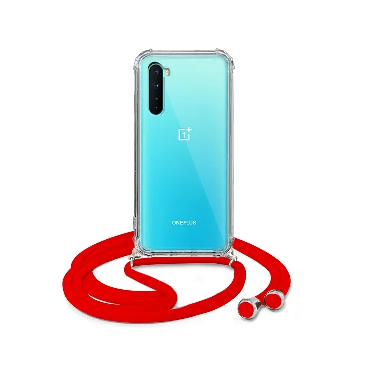 CROSSBODY ETUI DO ONEPLUS NORD Czerwony Sznurek