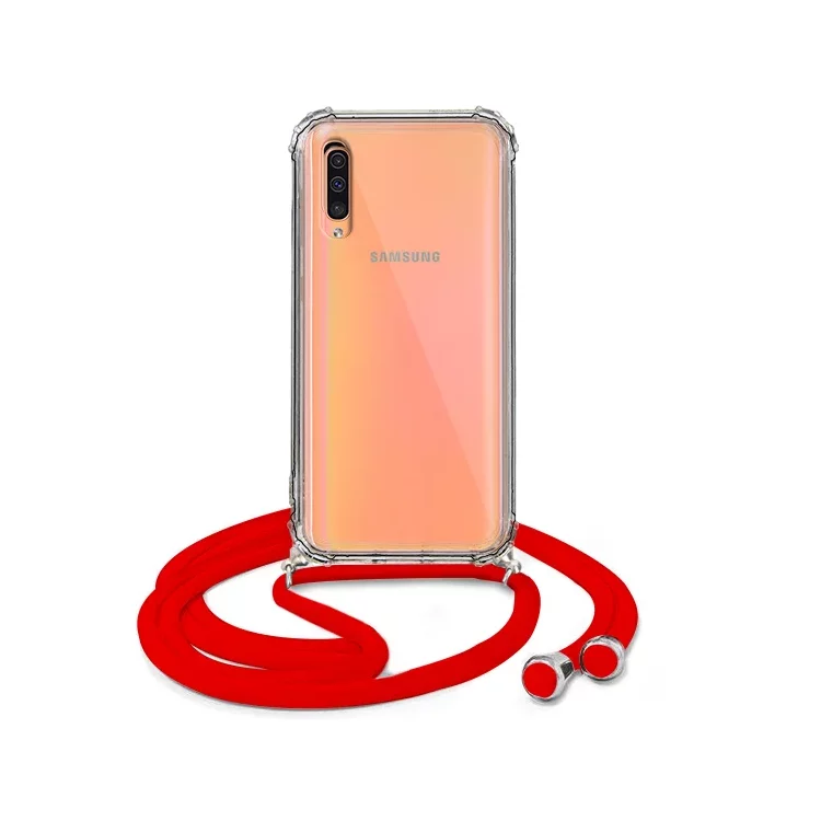 CROSSBODY ETUI DO SAMSUNG A30s  Czerwony Sznurek