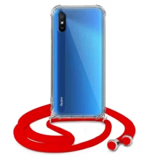 CROSSBODY ETUI DO XIAOMI REDMI 9A Czerwony Sznurek