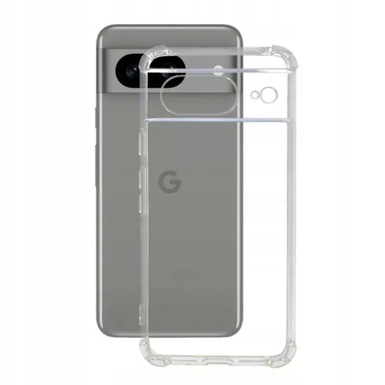 ETUI ANTISHOCK DO GOOGLE PIXEL 8 Transparentny Top Ochronne