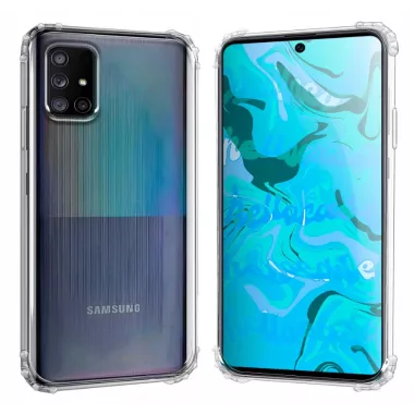 Etui do SAMSUNG GALAXY A71 5G Antishock Transparentny