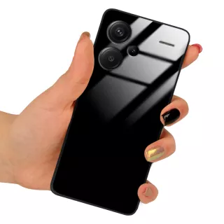 Etui Black Case Glass do Telefonu XIAOMI REDMI NOTE 13 PRO PLUS CZARNY