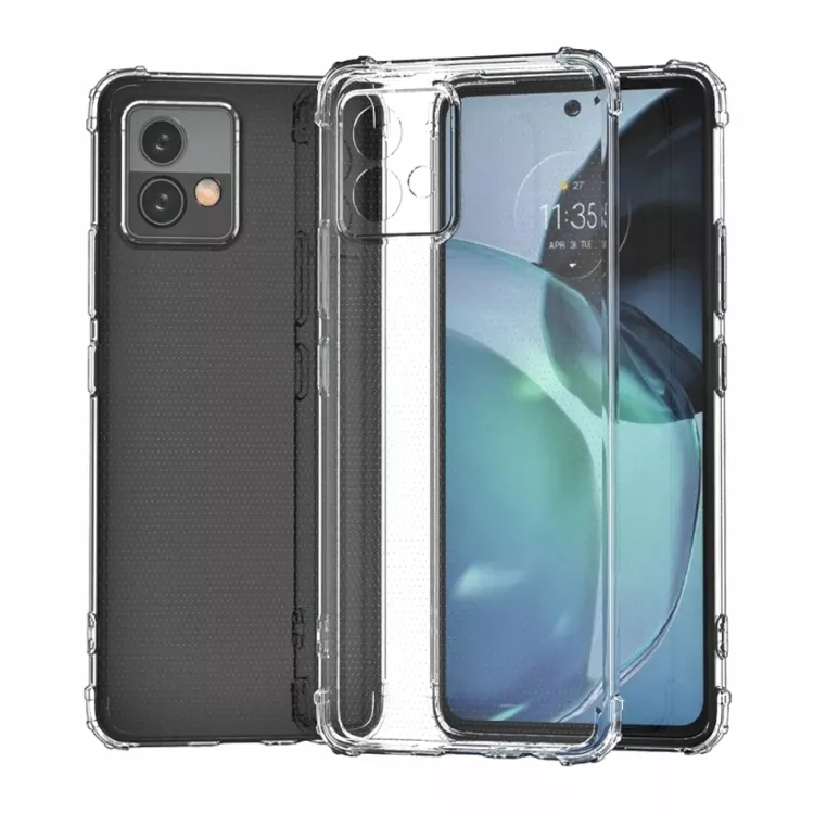 Etui do MOTOROLA MOTO G72 Antishock Transparentny