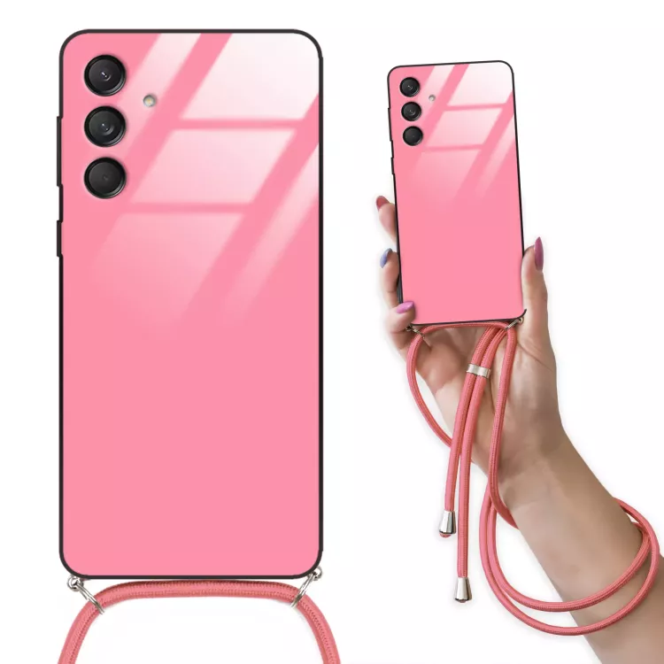 Etui Do SAMSUNG GALAXY M55 5G Różowy Sznurek Crossglam ST_CLR114