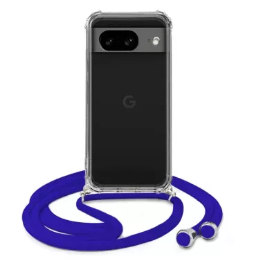 ETUI DO GOOGLE PIXEL 8  CROSSBODY Granatowy Sznurek Smycz