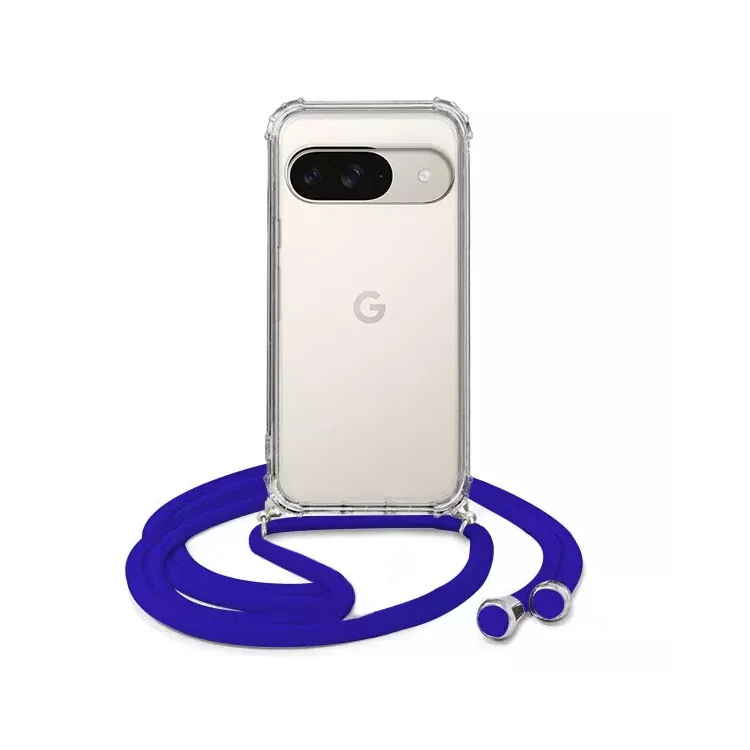 ETUI DO GOOGLE PIXEL 9 CROSSBODY Granatowy Sznurek Smycz