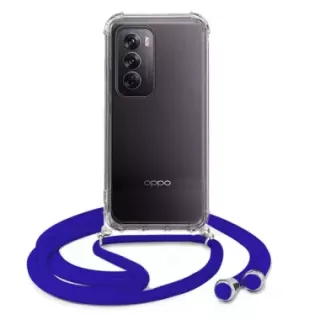 ETUI DO OPPO RENO 12 PRO CROSSBODY Granatowy Sznurek Smycz