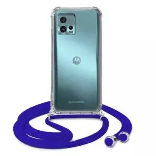 ETUI DO MOTOROLA MOTO G72 CROSSBODY Granatowy Sznurek Smycz