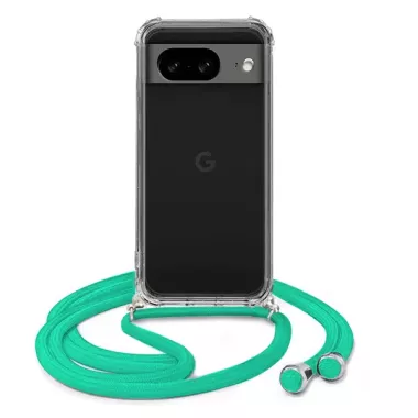 ETUI DO GOOGLE PIXEL 8  CROSSBODY Miętowy Sznurek Smycz