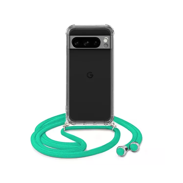 ETUI DO GOOGLE PIXEL 8 PRO CROSSBODY Miętowy Sznurek Smycz