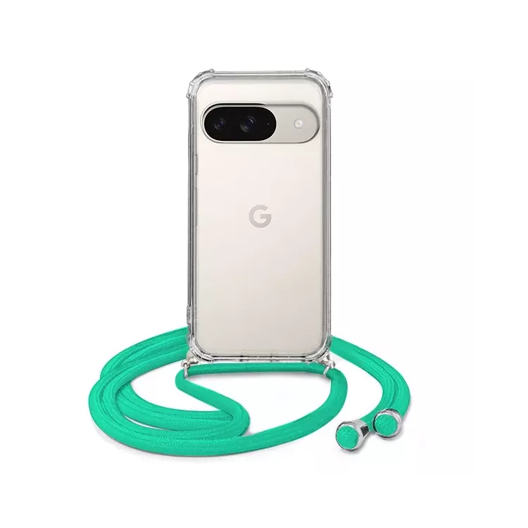 ETUI DO GOOGLE PIXEL 9 CROSSBODY Miętowy Sznurek Smycz