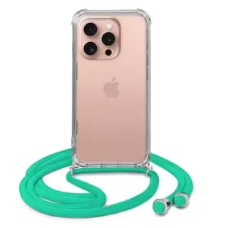 ETUI DO APPLE IPHONE 16 PRO CROSSBODY Miętowy Sznurek Smycz