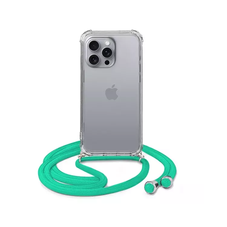 ETUI DO APPLE IPHONE 16 PRO MAX CROSSBODY Miętowy Sznurek Smycz