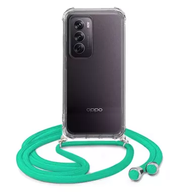 ETUI DO OPPO RENO 12 PRO CROSSBODY Miętowy Sznurek Smycz