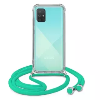 ETUI DO SAMSUNG A71 5G CROSSBODY Miętowy Sznurek Smycz