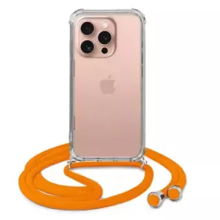 ETUI DO APPLE IPHONE 16 PRO CROSSBODY Pomarańczowy Sznurek Smycz