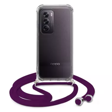 ETUI DO OPPO RENO 12 PRO CROSSBODY Śliwkowy Sznurek Smycz