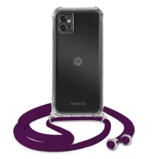 ETUI DO MOTOROLA G32 CROSSBODY Śliwkowy Sznurek Smycz