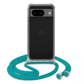 ETUI DO GOOGLE PIXEL 8  CROSSBODY Turkusowy Sznurek Smycz