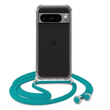 ETUI DO GOOGLE PIXEL 8 PRO CROSSBODY Turkusowy Sznurek Smycz