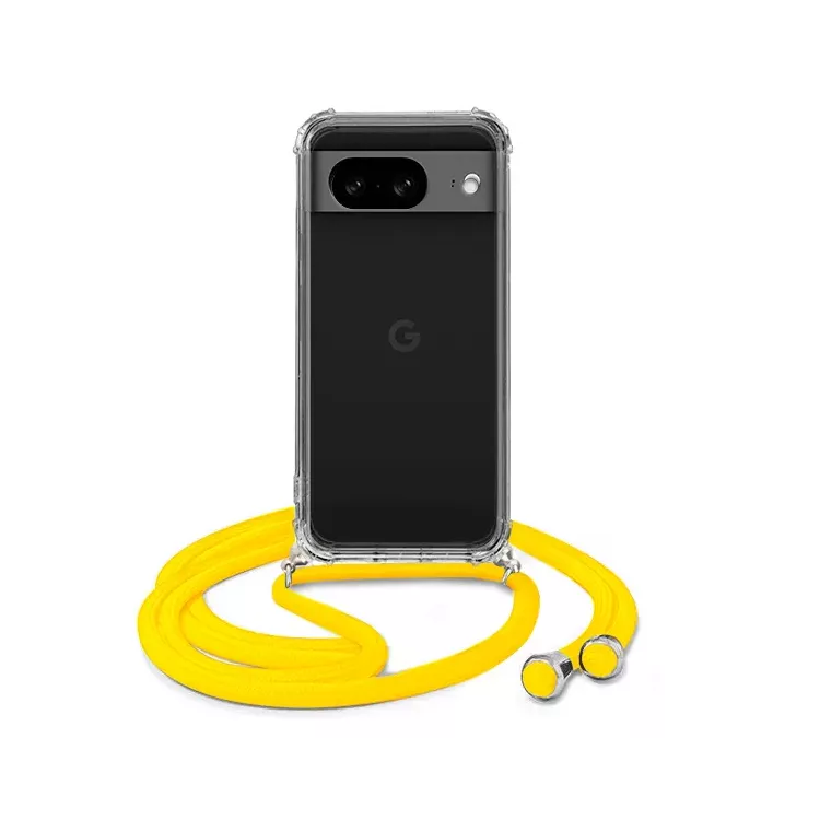 ETUI DO GOOGLE PIXEL 8  CROSSBODY Żółty Sznurek Smycz