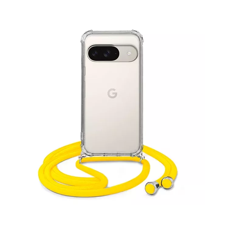 ETUI DO GOOGLE PIXEL 9 CROSSBODY Żółty Sznurek Smycz