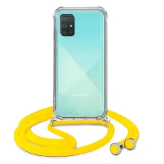 ETUI DO SAMSUNG A71 5G CROSSBODY Żółty Sznurek Smycz