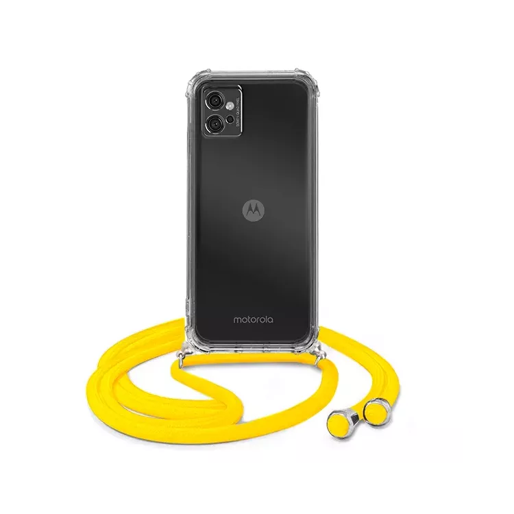 ETUI DO MOTOROLA G32 CROSSBODY Żółty Sznurek Smycz