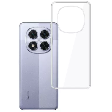 Silikonowe Etui do XIAOMI REDMI NOTE 14 4G Transparentne Clear