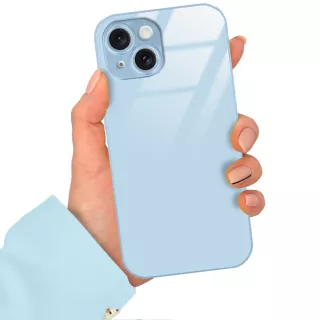 ETUI BLUE CASE GLASS APPLE IPHONE 15 ST_COL101