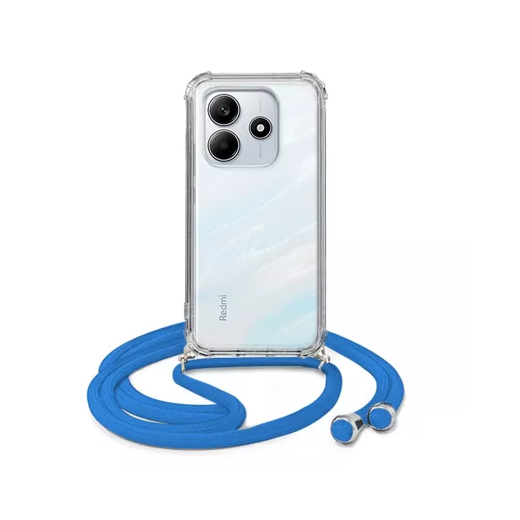 ETUI CROSSBODY NA TELEFON XIAOMI NOTE 14 5G NIEBIESKI Sznurek Smycz