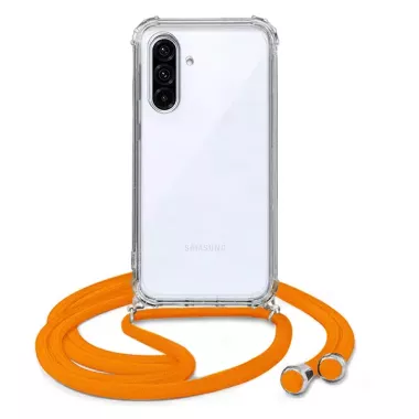 ETUI CROSSBODY NA TELEFON SAMSUNG GALAXY A36 5G POMARAŃCZOWY Sznurek Smycz