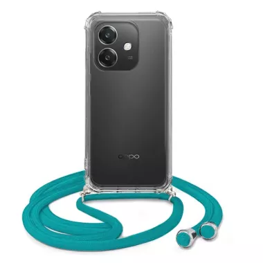 ETUI CROSSBODY NA TELEFON OPPO A40 4G TURKUSOWY Sznurek Smycz