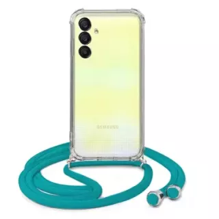 ETUI CROSSBODY NA TELEFON SAMSUNG GALAXY A26 5G TURKUSOWY Sznurek Smycz