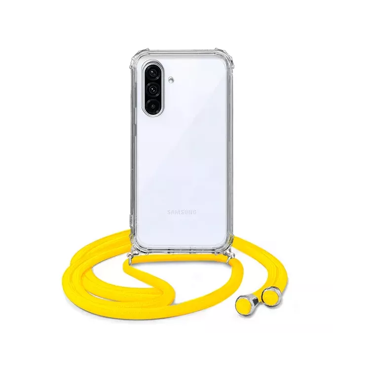 ETUI CROSSBODY NA TELEFON SAMSUNG GALAXY A36 5G ŻÓŁTY Sznurek Smycz