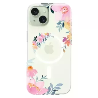 Etui AntiShock MagSafe do APPLE IPHONE 15 Kwiatowe RAL109