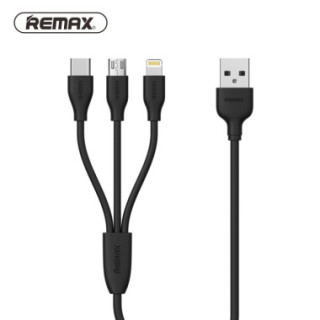 KABEL USB REMAX 3w1 RC-109th CZARNY