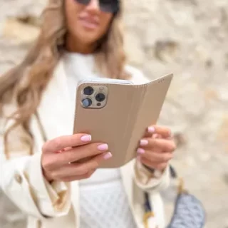ETUI BOOK MAGNET NA TELEFON XIAOMI REDMI NOTE 14 5G ZŁOTY