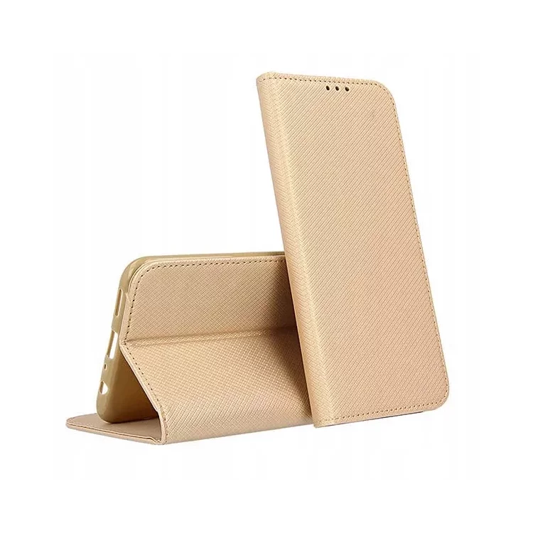 ETUI BOOK MAGNET NA TELEFON OPPO RENO 12F ZŁOTY