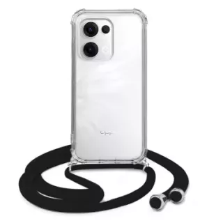 ETUI CROSSBODY NA TELEFON OPPO RENO 13 5G CZARNY Sznurek Smycz