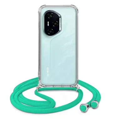 ETUI CROSSBODY NA TELEFON HUAWEI HONOR 300 PRO MIĘTOWY Sznurek Smycz