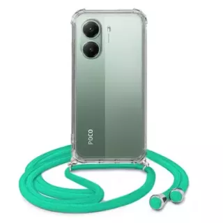 ETUI CROSSBODY NA TELEFON XIAOMI POCO X7 PRO 5G MIĘTOWY Sznurek Smycz