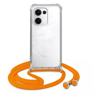 ETUI CROSSBODY NA TELEFON OPPO RENO 13 5G POMARAŃCZOWY Sznurek Smycz