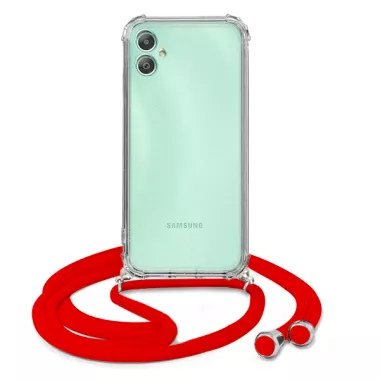 ETUI CROSSBODY NA TELEFON SAMSUNG GALAXY M05 5G CZERWONY Sznurek Smycz