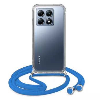ETUI CROSSBODY NA TELEFON XIAOMI 14T 5G  NIEBIESKI Sznurek Smycz