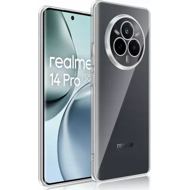 SILIKONOWE ETUI REALME 14 PRO PLUS 5G TRANSPARENTNY CLEAR 2mm