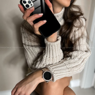 ETUI BLACK CASE GLASS NA TELEFON SAMSUNG GALAXY A36 5G CZARNY
