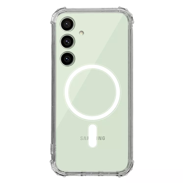 ETUI ANTI-SHOCK Z MAGSAFE NA TELEFON SAMSUNG GALAXY S24FE TRANSPARENTNY