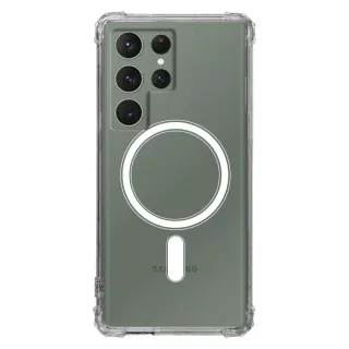 ETUI ANTI-SHOCK Z MAGSAFE NA TELEFON SAMSUNG GALAXY S23 ULTRA TRANSPARENTNY